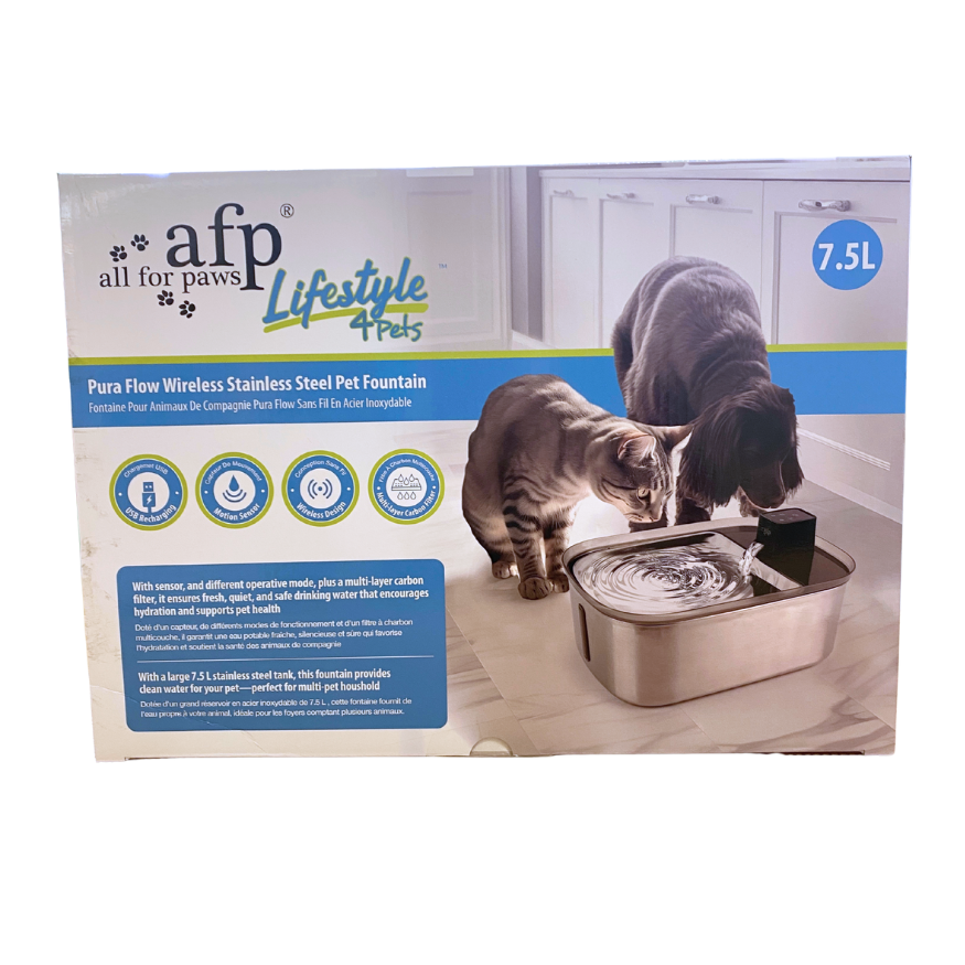 AFP LIVESTYLE Fuente Inalambrica Acero 7,5L