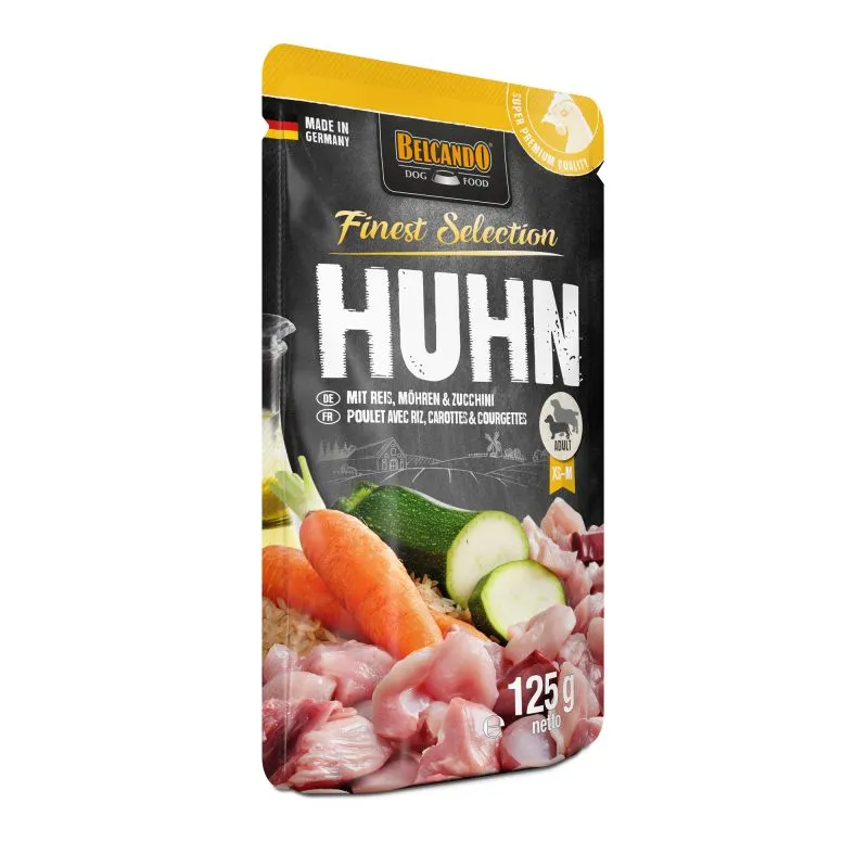 Pollo, calabacín y zanahoria 125gr / Belcando