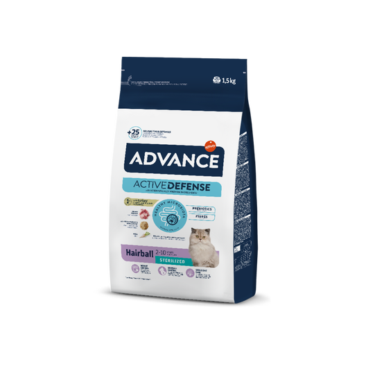 Advance Sterilized Hairball para Gatos