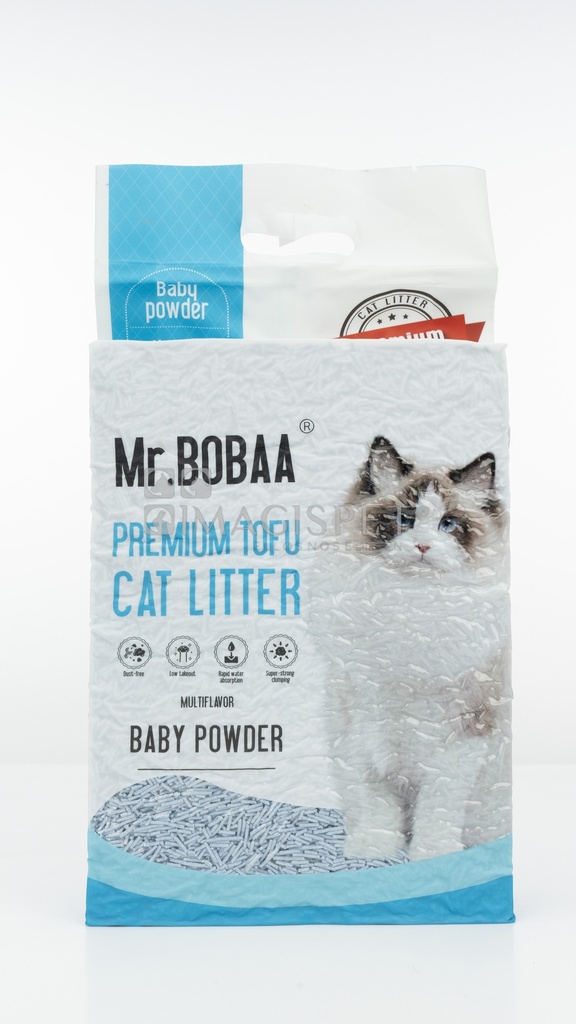 MR. BOBAA TOFU CAT LITTER BABY POWDER 2.5KG (7L)