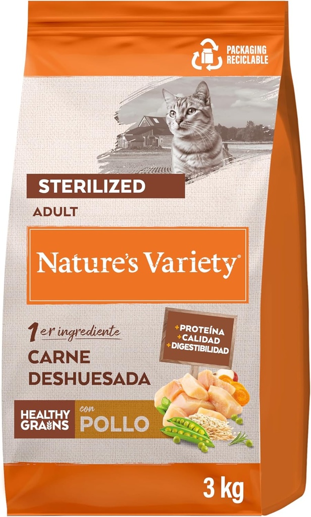 Natures Variety Sterilized Healthy Grains Pollo