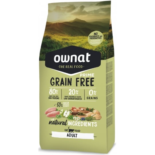 Ownat GF Prime Adult Gato Chicken 3Kg