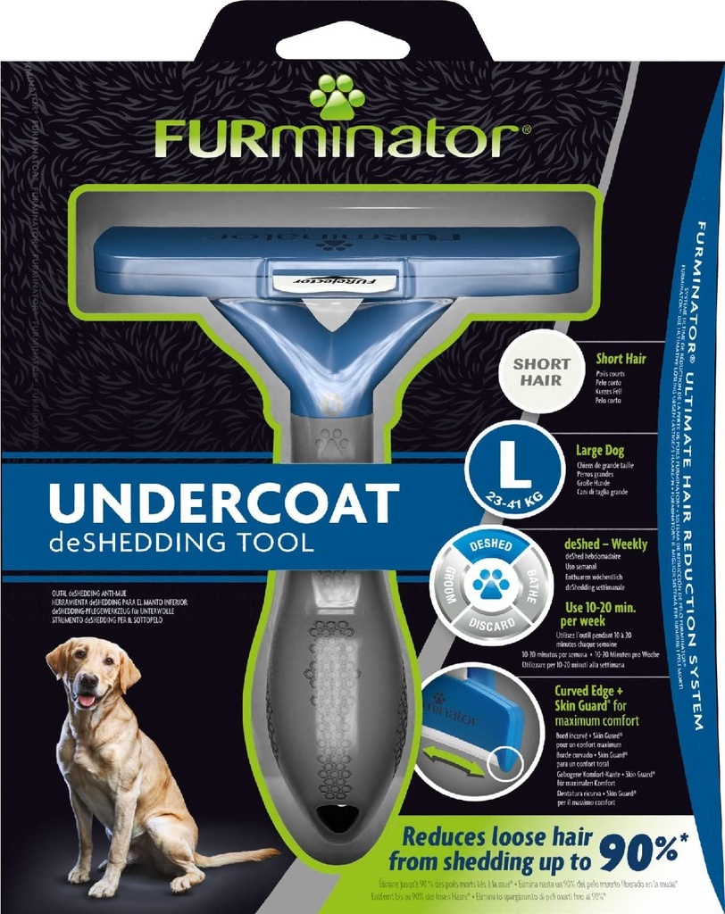 Furminator pelo corto talla L