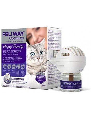 Feliway Optimum Difusor+Rec 48ml / Ceva