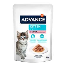 Kitten sobres pavo  85 gr. / Advance