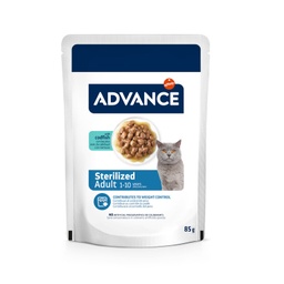 Advance Sterilized de Bacalao para Gatos 85 gr.