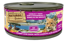 Natural Greatness lata gato conejo y pato 185gr