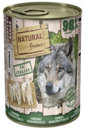 Natural Greatness Monoproteica de Cordero para Perros 400g
