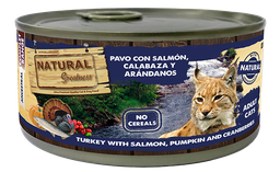 Natural Greatness Pavo con Salmon, Calabaza y Arándanos 185g