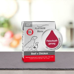 Platinum Dog Adult Ternera + Pollo 185gr